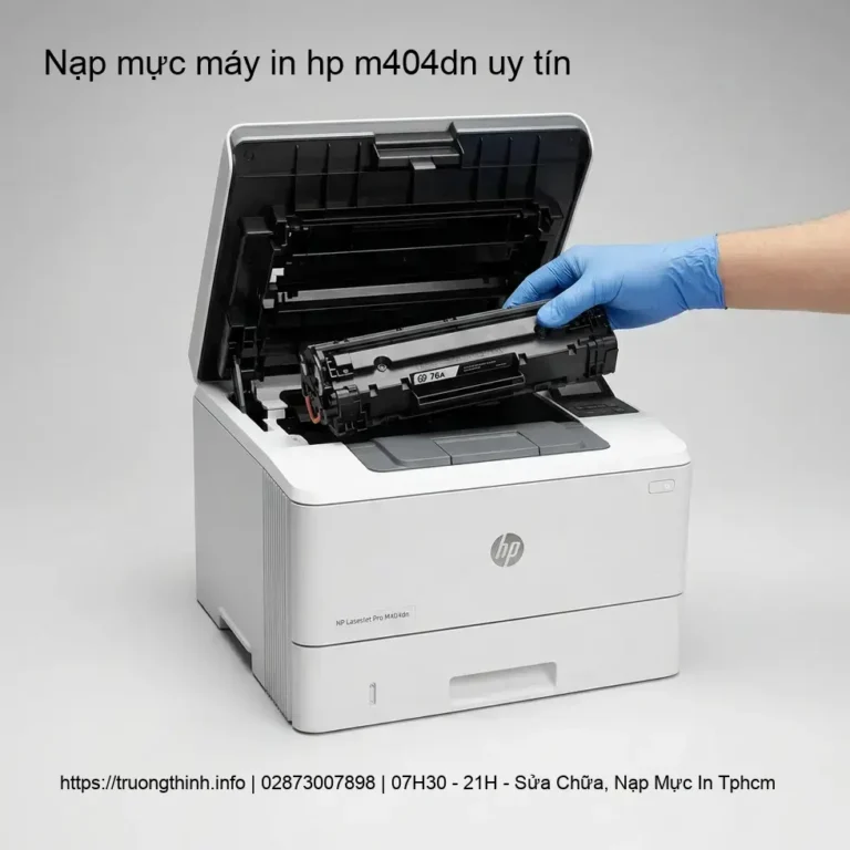 Nạp Mực Máy In HP LaserJet M404dn Uy Tín, Nhanh Chóng Tại TPHCM