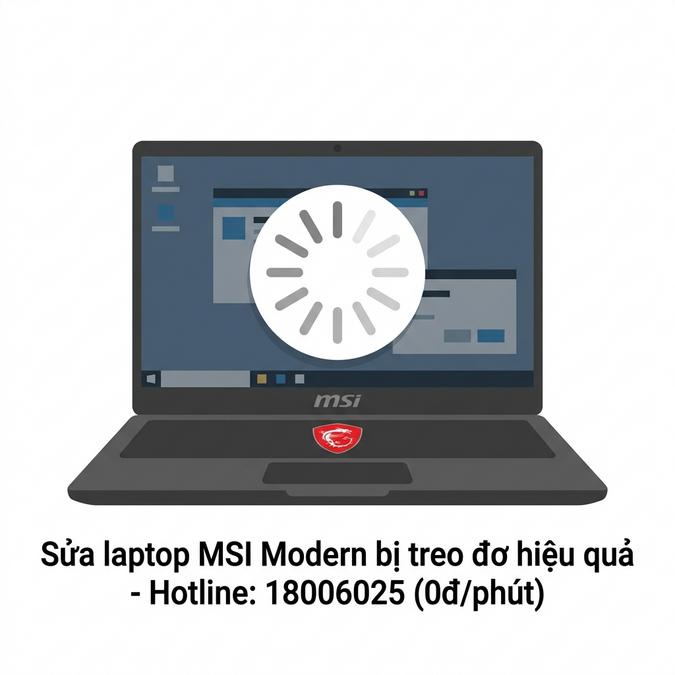 Cách sửa Laptop MSI Modern bị treo đơ, đơ máy nhanh nhất
