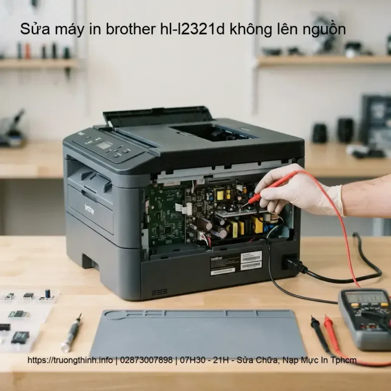 Sửa Máy In Brother HL-L2321D Không Lên Nguồn Uy Tín, Giá Rẻ Tại TP.HCM