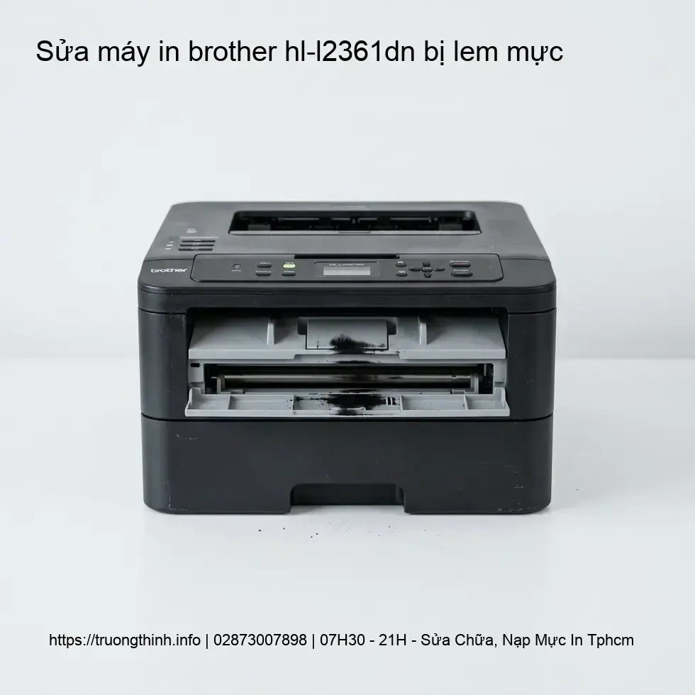Nguyên Nhân Máy In Brother HL-L2361DN Bị Lem Mực