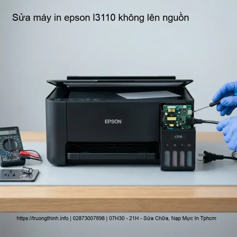 Sửa Máy In Epson L3110 Không Lên Nguồn Uy Tín, Giá Tốt Tại TPHCM