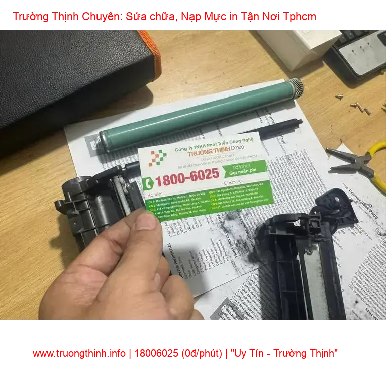 1. Chạy Chức Năng Vệ Sinh Đầu Phun (Head Cleaning)