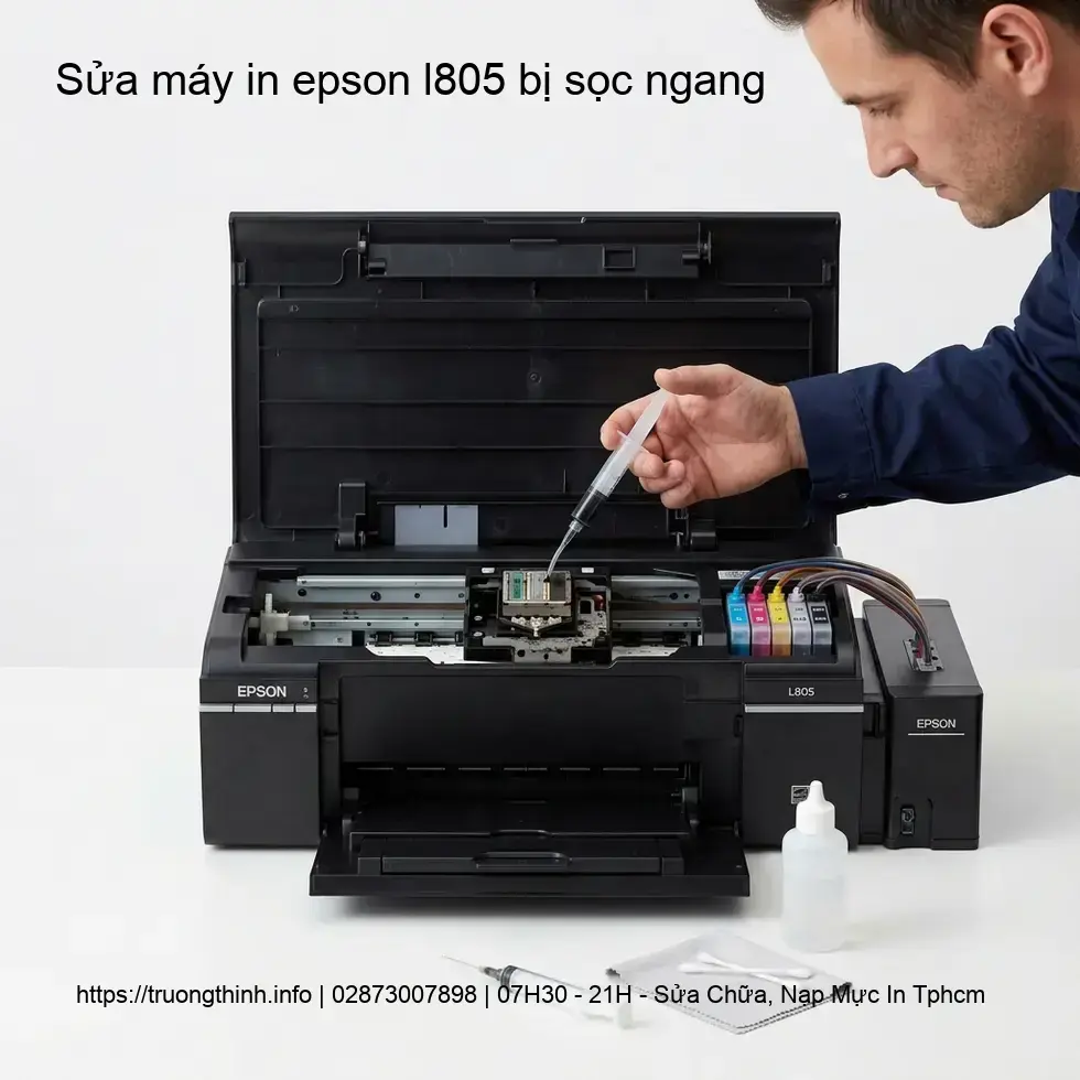 Khám Phá Các Nguyên Nhân Máy In Epson L805 Bị Sọc Ngang Phổ Biến