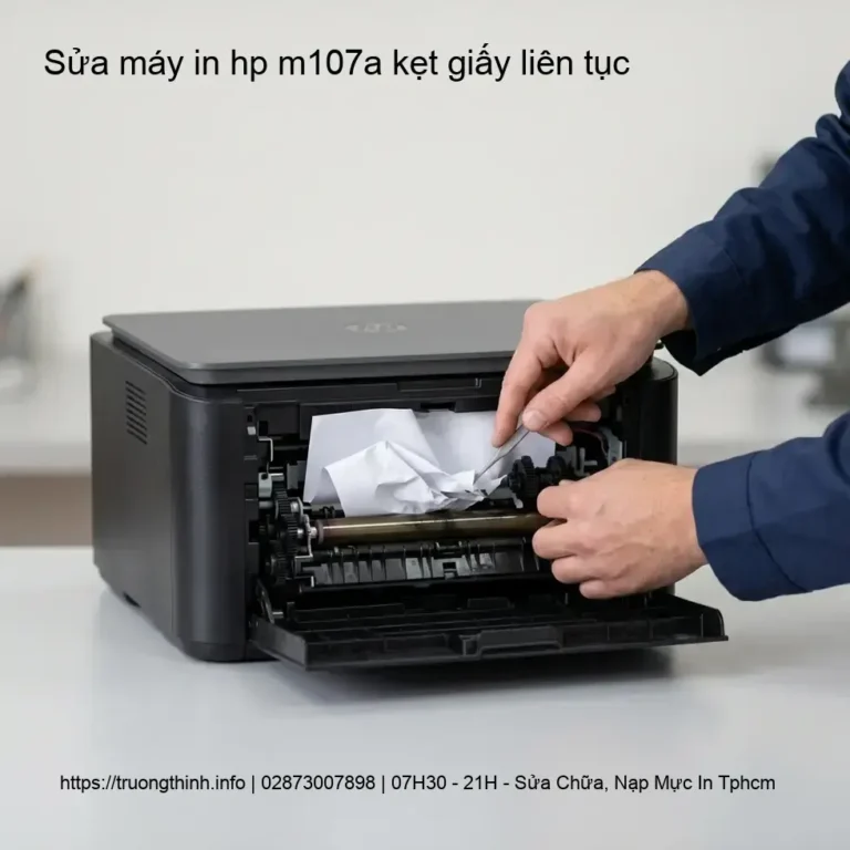 Sửa Máy In HP M107a Kẹt Giấy Liên Tục Uy Tín, Nhanh Chóng Tại Nhà TPHCM