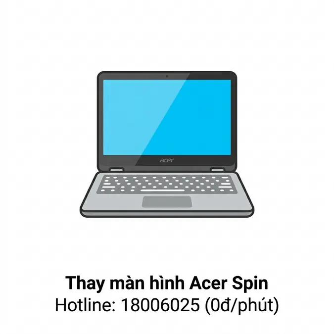 Thay Màn Hình Laptop Acer Spin Uy Tín, Lấy Ngay Tại TP.HCM