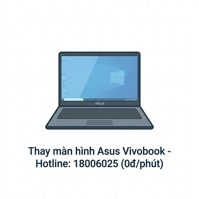 Thay màn hình laptop Asus Vivobook chính hãng, lấy ngay, giá tốt tại TPHCM