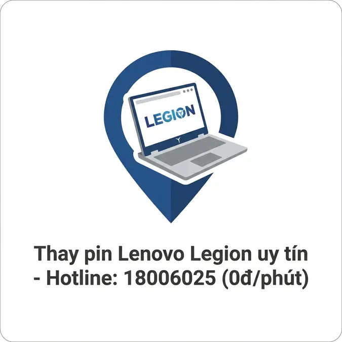 Thay Pin Laptop Lenovo Legion Chính Hãng, Lấy Liền, Giá Tốt TPHCM