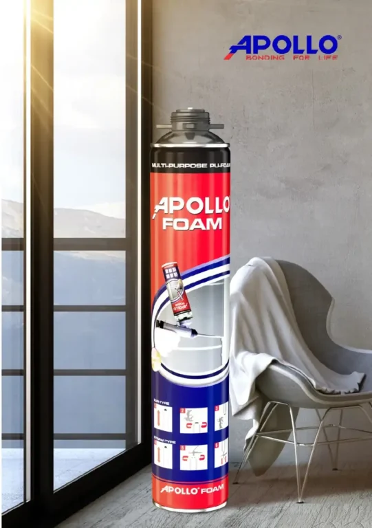 Trám khe hở nứt tường lớn với Apollo PU Foam