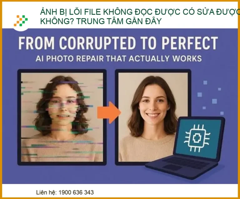 Ảnh bị lỗi file không đọc được có sửa được không? Giải pháp phục hồi từ chuyên gia