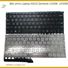 Thay Bàn Phím Laptop Asus Zenbook Ux306, Ux306ua Zin Chính Hãng - Lấy Liền Tại Tphcm