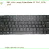 Thay Bàn Phím Laptop Razer Blade 17 2017, 2019, 2021 Zin Chính Hãng Lấy Liền