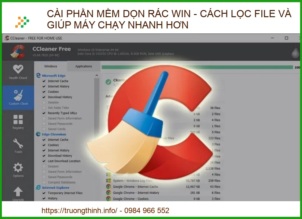 Cách cài phần mềm dọn rác Win hiệu quả: Tối ưu máy tính chạy nhanh như mới