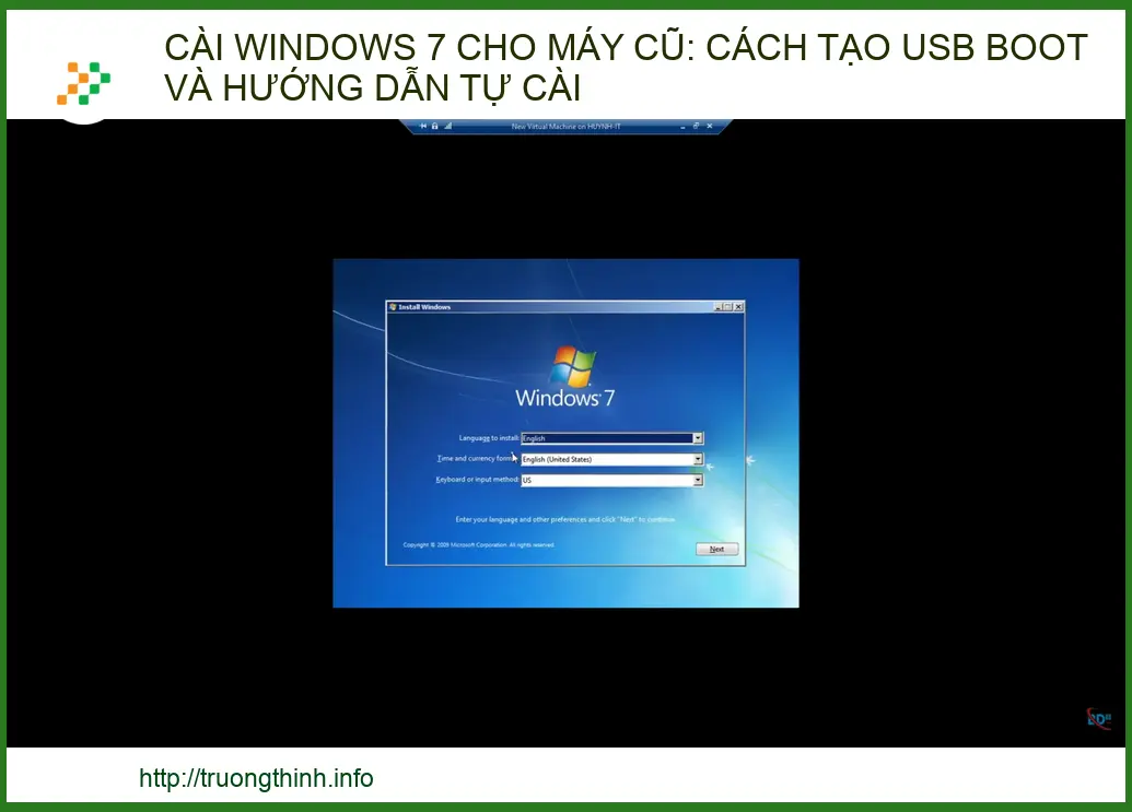 Hướng dẫn cài Windows 7 cho máy cũ: Cách tạo USB Boot và tối ưu hiệu năng chuyên sâu