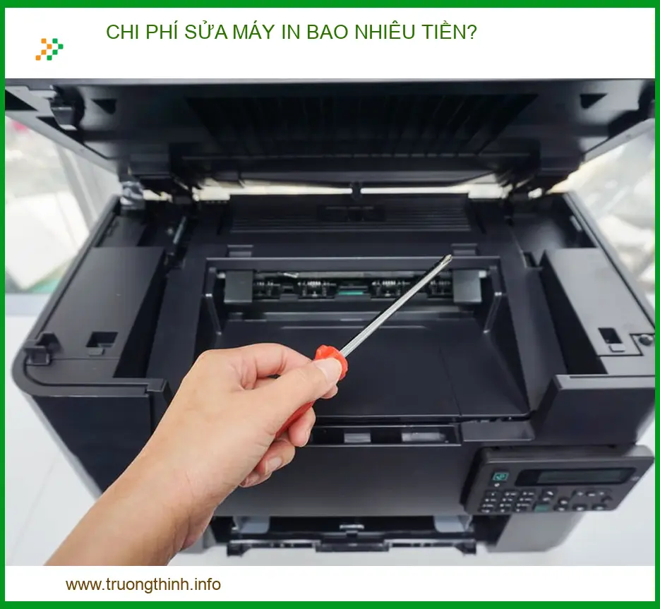 Chi phí sửa máy in bao nhiêu tiền? Bảng giá sửa chữa 2024 mới nhất