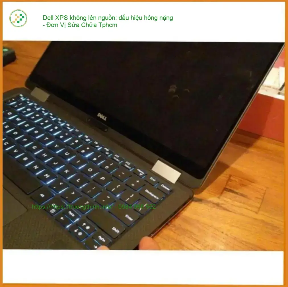 Dell XPS không lên nguồn: dấu hiệu hỏng nặng