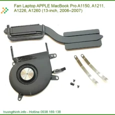 Fan Laptop Apple Macbook Pro A1150, A1211, A1226, A1260 - Chính Hãng Uy Tín Tphcm