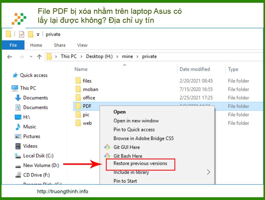 File PDF Bị Xóa Nhầm Trên Laptop Asus Có Lấy Lại Được Không? Địa Chỉ Phục Hồi Dữ Liệu Uy Tín