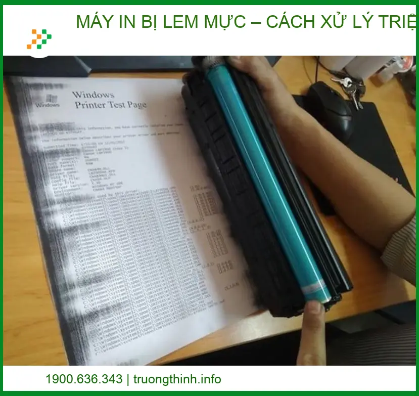Máy in bị lem mực: Nguyên nhân và cách xử lý triệt để từ A-Z