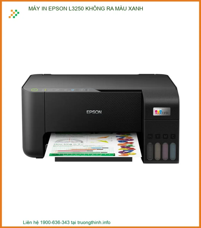 Máy In Epson L3250 Không Ra Màu Xanh: Nguyên Nhân và Cách Khắc Phục Nhanh