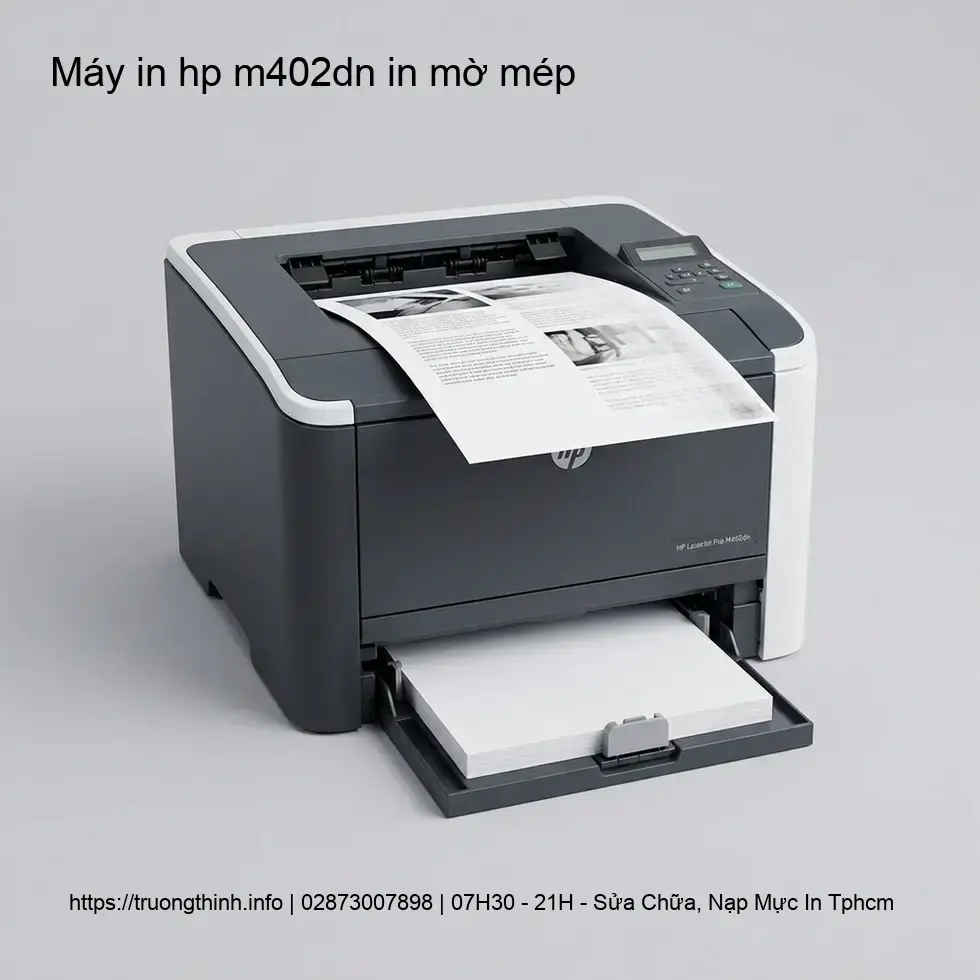Nguyên Nhân Phổ Biến Khiến Máy In HP M402dn In Mờ Mép