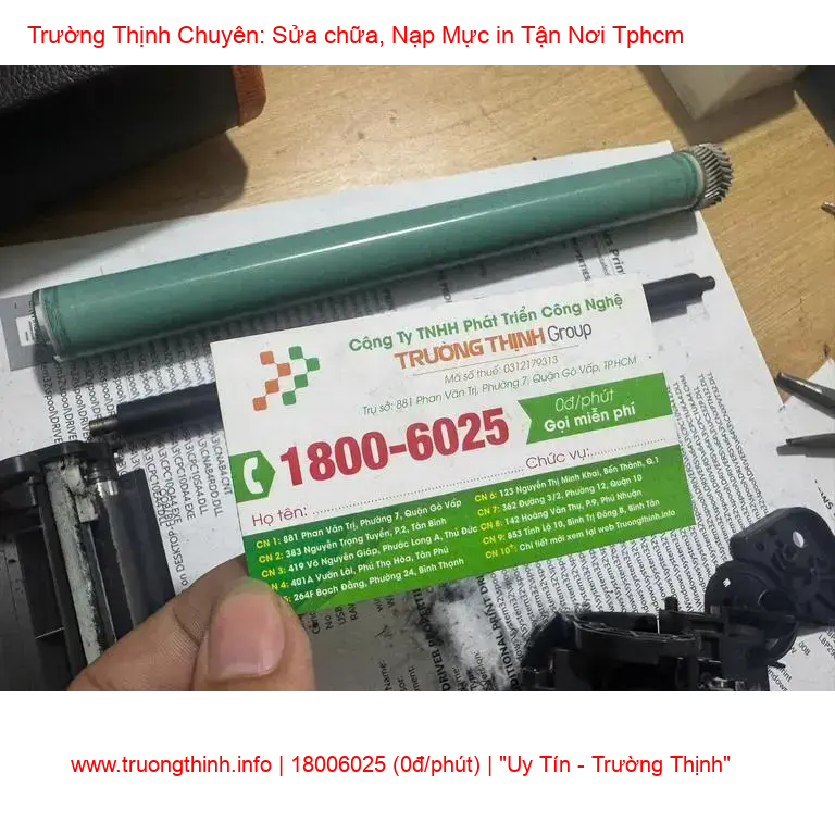 1. Hộp Mực Yếu hoặc Hết Mực