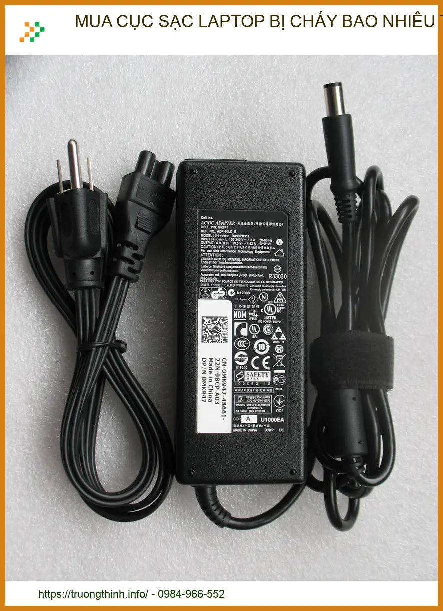 Mua cục sạc laptop bị cháy bao nhiêu tiền? Bảng giá & Kinh nghiệm thực tế 2026