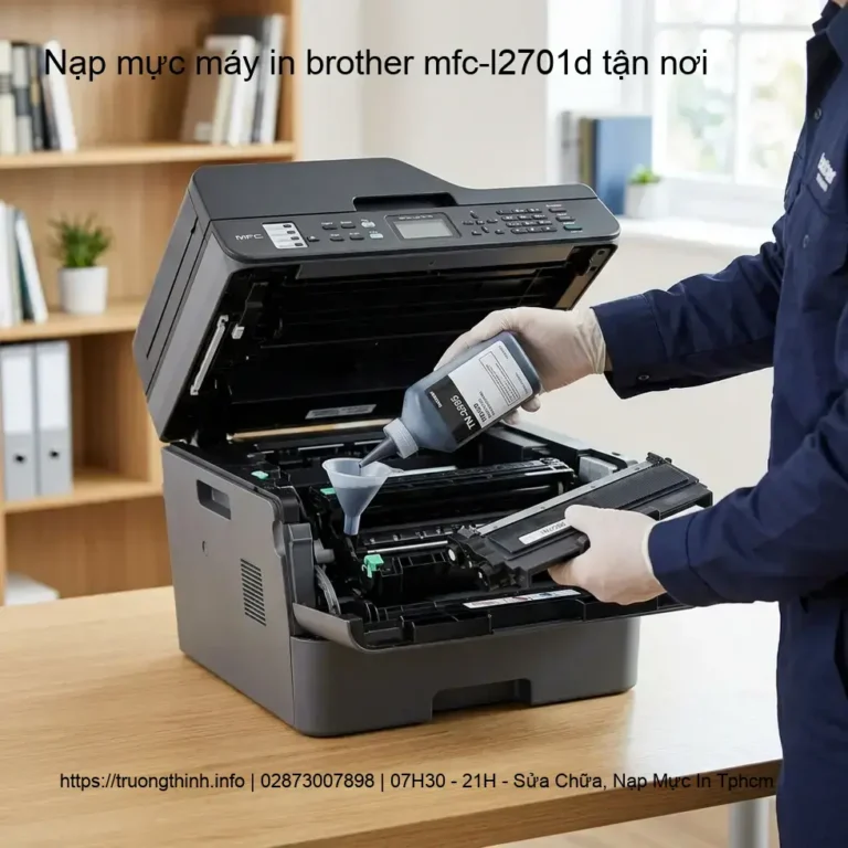 Dịch Vụ Nạp Mực Máy In Brother MFC-L2701D Tận Nơi Uy Tín & Nhanh Chóng