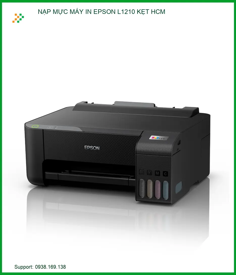 Nạp Mực Máy In Epson L1210 Kẹt Tphcm - Địa Chỉ Sửa Chữa Uy Tín Lấy Ngay
