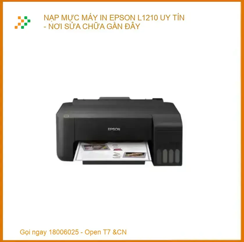 nạp mực máy in epson l1210 uy tín