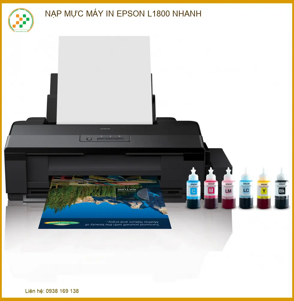Nạp Mực Máy In Epson L1800 - Đơn Vị Sửa Chữa Uy Tín Giá Rẻ