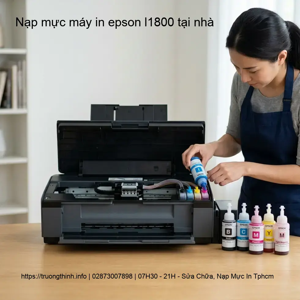Dấu Hiệu Cần Nạp Mực Máy In Epson L1800 Ngay Lập Tức