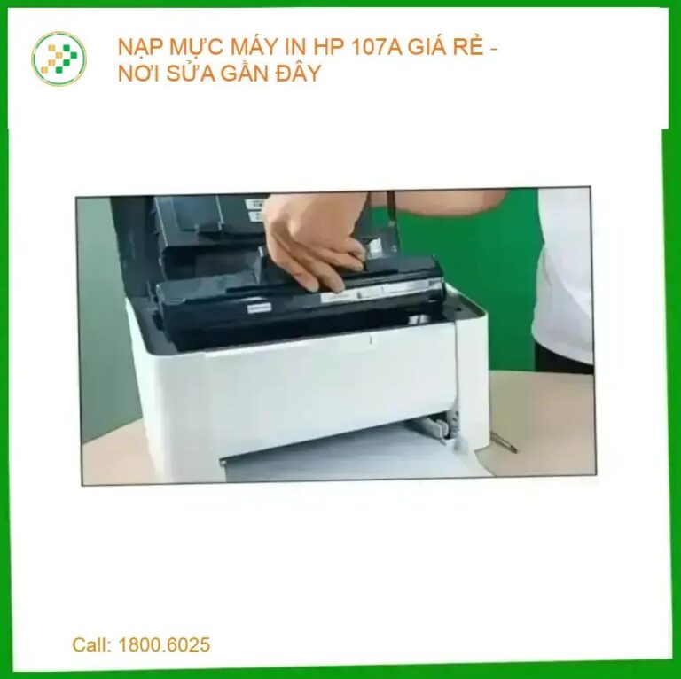 Nạp Mực Máy In HP 107a - Địa Chỉ Sửa Chữa Giá Rẻ Uy Tín Tại TPHCM