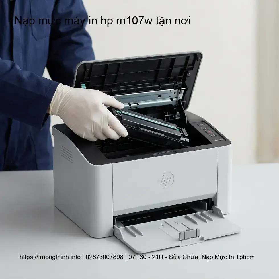 Dấu Hiệu Máy In HP M107w Cần Nạp Mực Khẩn Cấp
