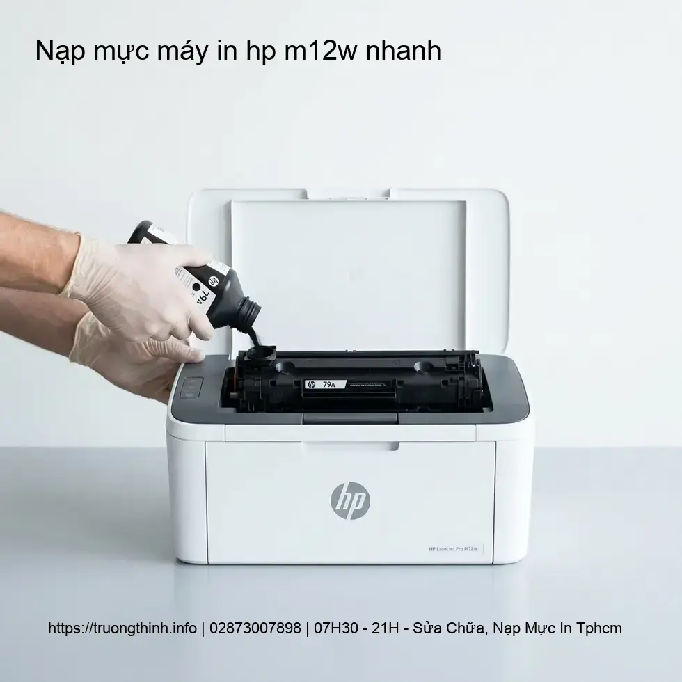Dấu Hiệu Máy In HP LaserJet M12w Cần Nạp Mực
