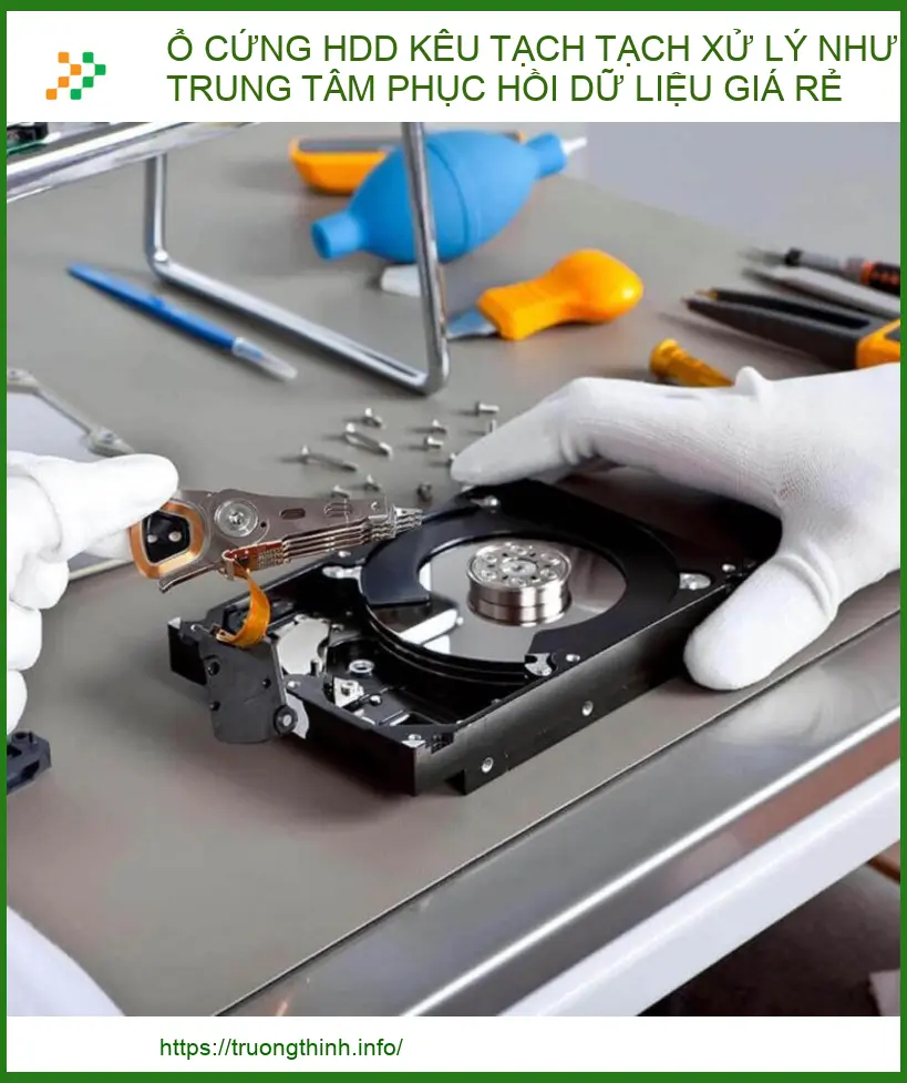 Ổ cứng HDD kêu tạch tạch xử lý như thế nào? Trung tâm phục hồi dữ liệu giá rẻ