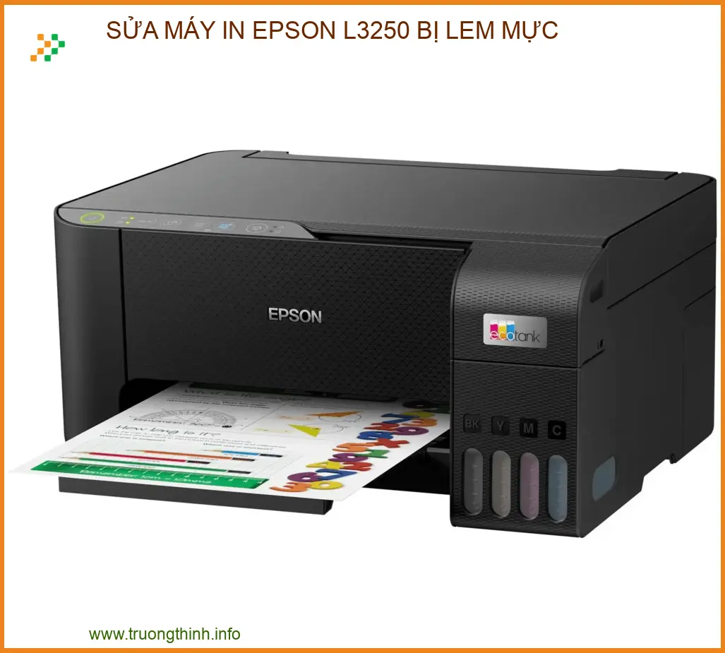 Sửa máy in Epson L3250 bị lem mực: Hướng dẫn chuyên sâu từ Kỹ thuật viên 2026