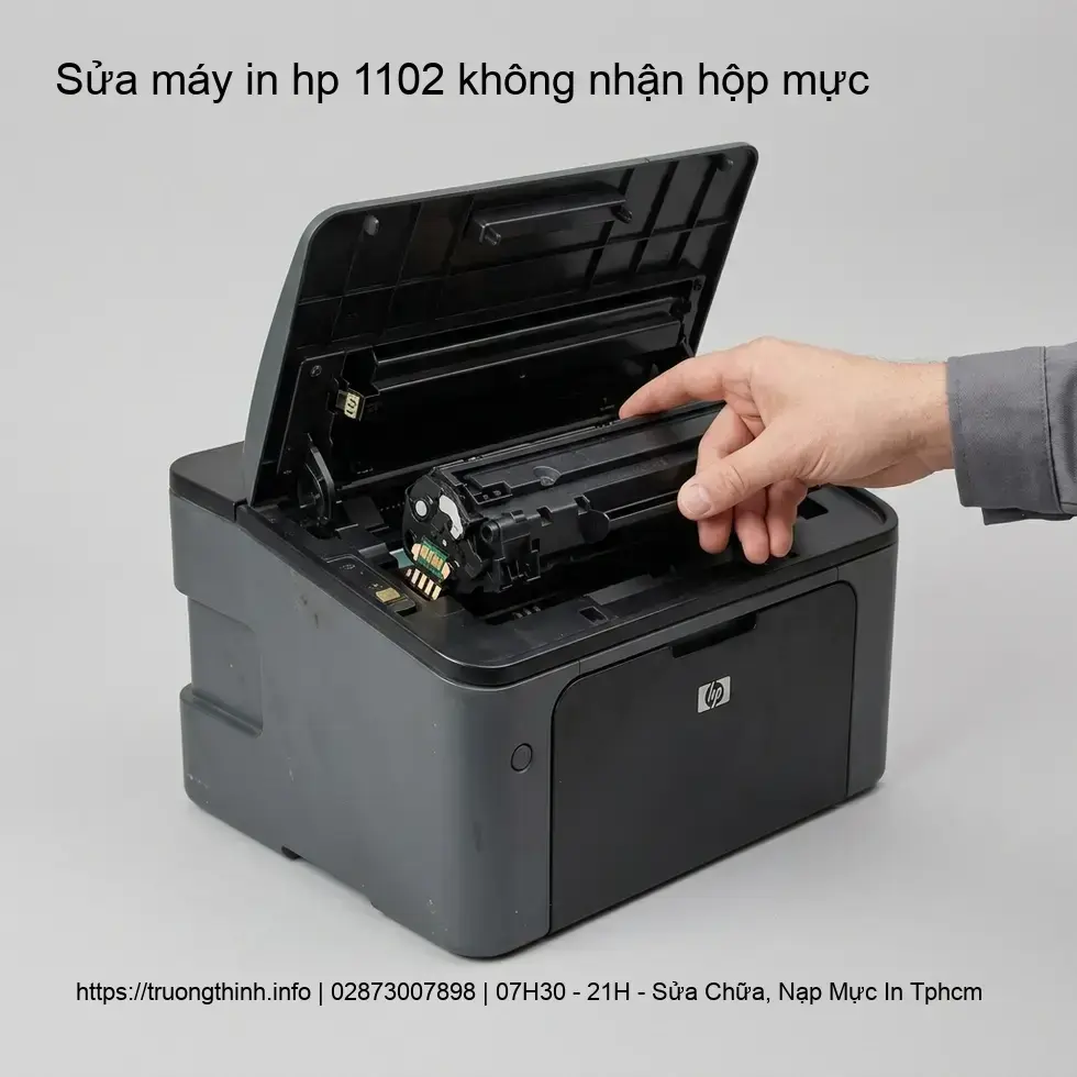Tại Sao Máy In HP 1102 Không Nhận Hộp Mực?