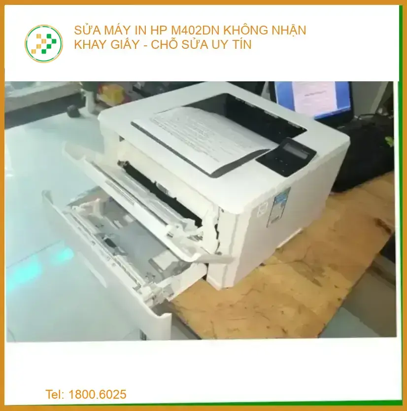 Khắc phục lỗi HP M402dn không nhận khay giấy nhanh chóng tại nhà