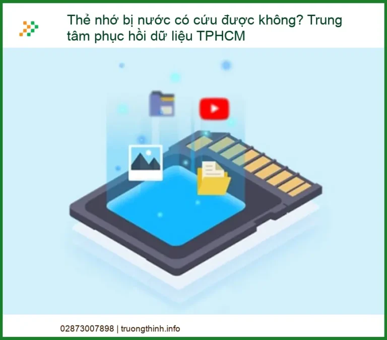 Thẻ nhớ bị nước có cứu được không? Địa chỉ phục hồi dữ liệu chuyên nghiệp tại TPHCM