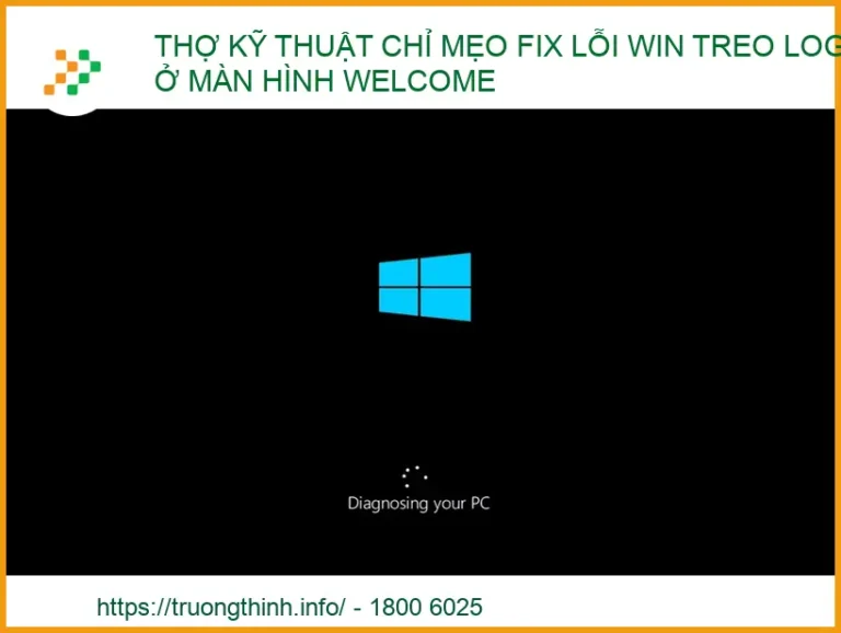 Máy tính treo logo Windows: Cách khắc phục từ chuyên gia Trường Thịnh