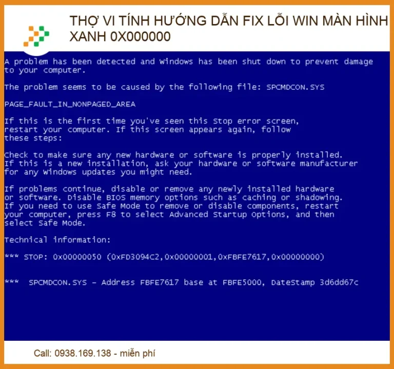Hướng Dẫn Fix Lỗi Màn Hình Xanh 0x000000 Hiệu Quả Nhất 2026