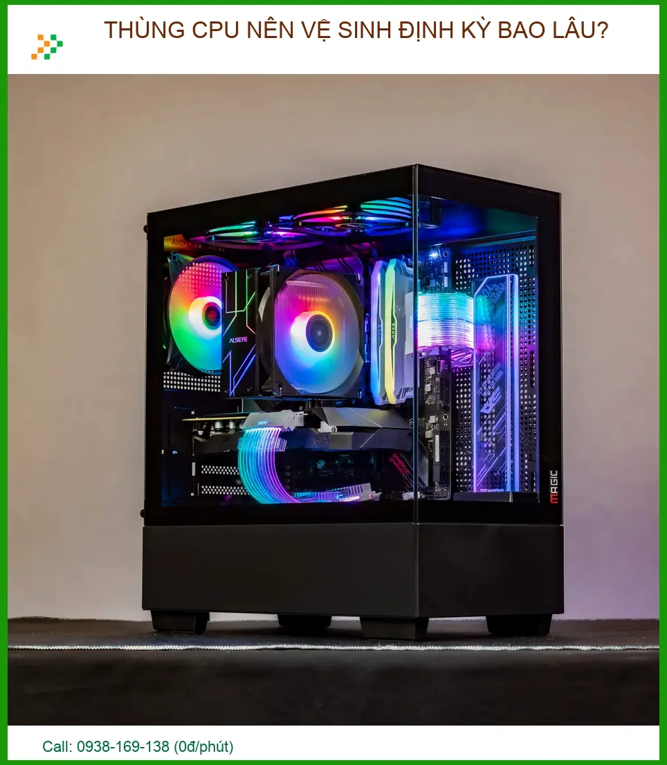 Thùng CPU Nên Vệ Sinh Định Kỳ Bao Lâu? Bí Quyết Bảo Vệ Máy Tính Bền Bỉ