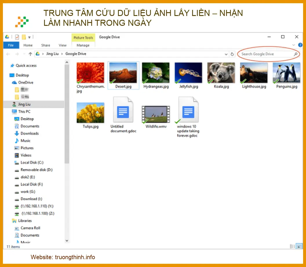 Trung tâm cứu dữ liệu ảnh lấy liền – Dịch vụ phục hồi dữ liệu chuyên nghiệp, làm nhanh trong ngày