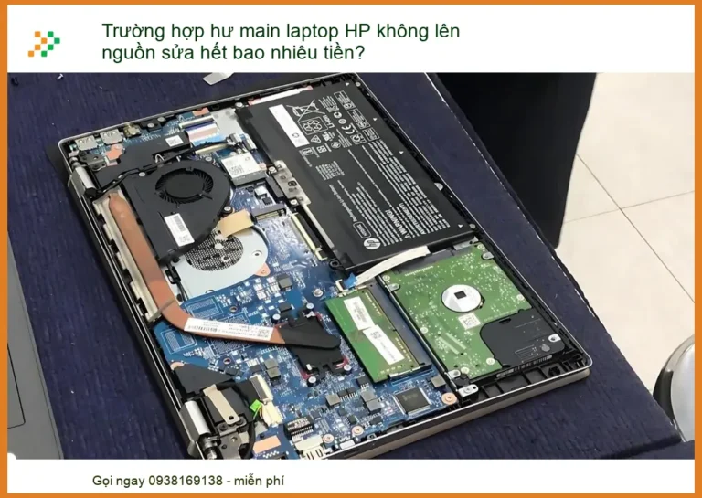 Sửa lỗi laptop HP không lên nguồn: Báo giá chi tiết và địa chỉ uy tín
