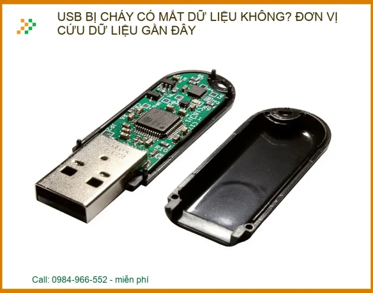 USB bị cháy có mất dữ liệu không? Đơn vị cứu dữ liệu gần đây uy tín