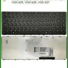 Bàn phím Laptop VAIO SZ Series VGN-SZ4, VGN-SZ5, VGN-SZ6, VGN-SZ7 - Thay Lấy Liền, Zin Chính Hãng
