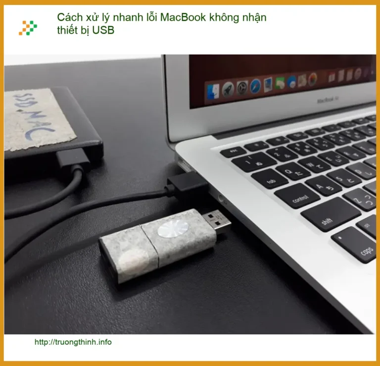 Macbook xử lý nhanh lỗi không nhận USB - Trung tâm hỗ trợ TPHCM
