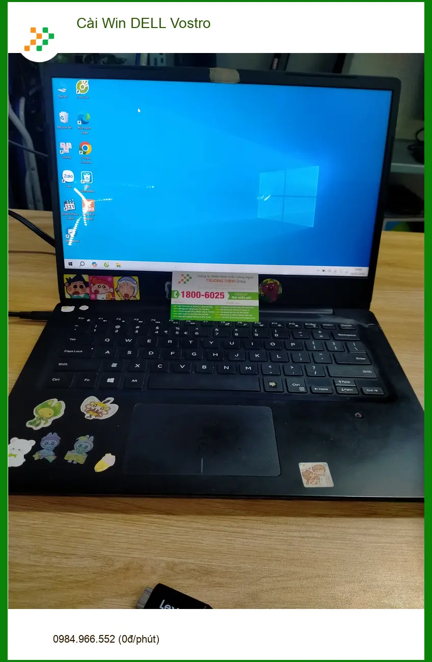 Anh Phúc cần cài Win DELL Vostro ở Quận 12 - Dịch vụ nhanh chóng