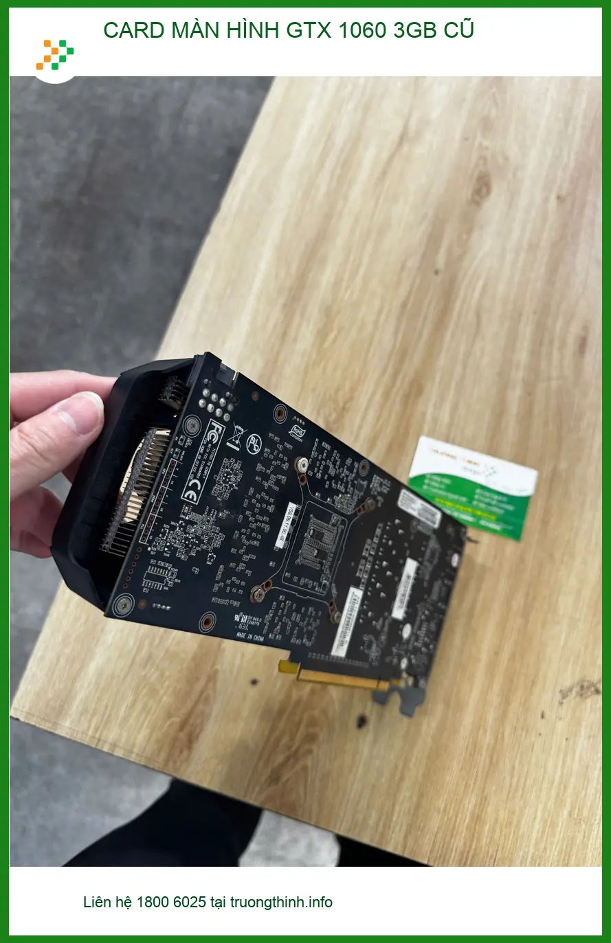 Anh Đức Anh review cửa hàng bán CARD MÀN HÌNH GTX 1060 3GB CŨ Quận 10 giá rẻ ảnh thực tế 1
