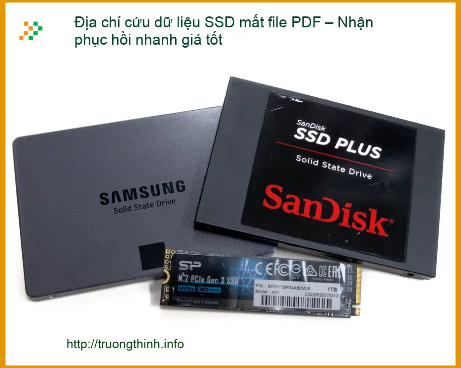 Khôi phục dữ liệu SSD mất file PDF – Dịch vụ lấy liền tại TPHCM